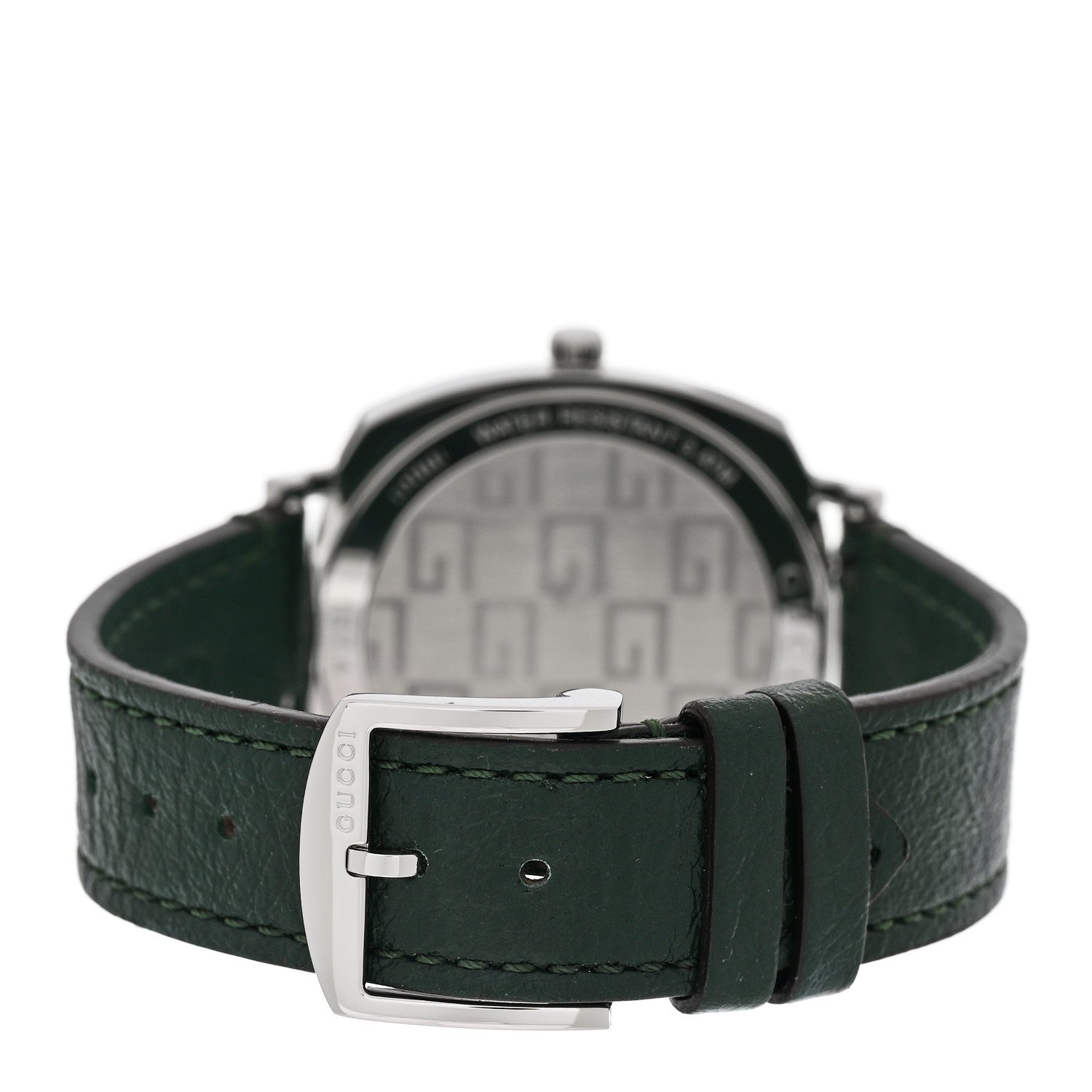 Stainless Steel Calfskin 35mm Grip Quartz Watch Green
