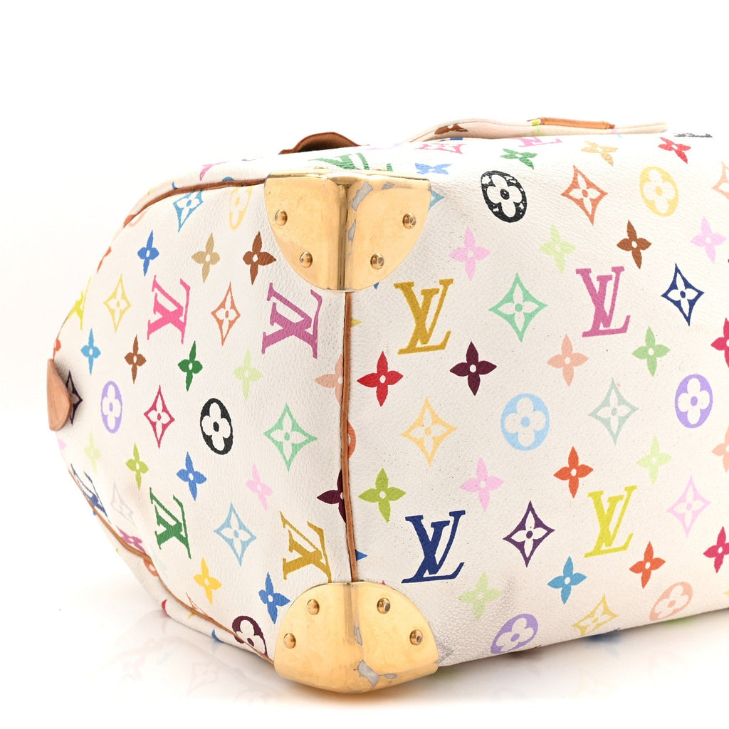 Monogram Multicolor Speedy 30 White
