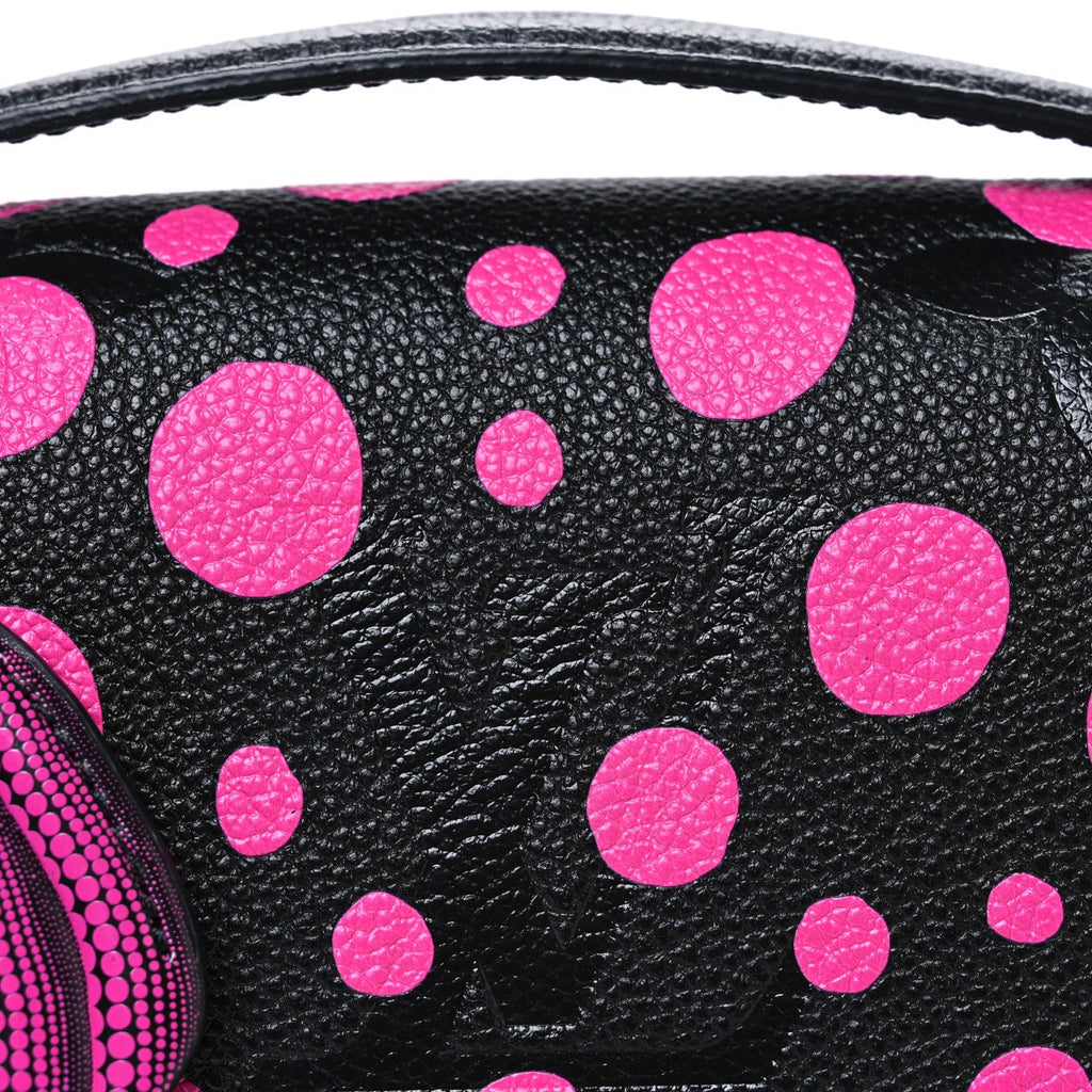 LV x YK Empreinte Monogram Giant Pochette Metis Black Fuchsia