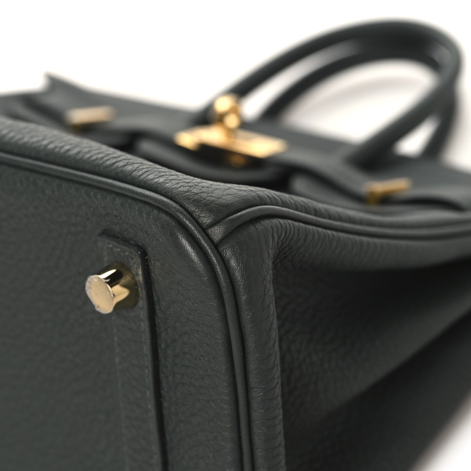 Togo Birkin 25 Vert Fonce
