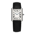 Stainless Steel Calfskin 27mm Tank Solo Quartz Watch