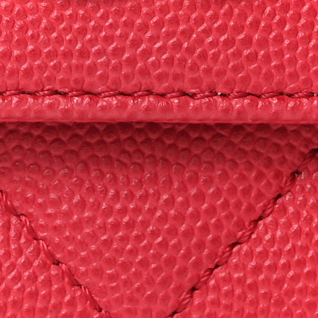Caviar Quilted Small Business Affinity Flap Pink