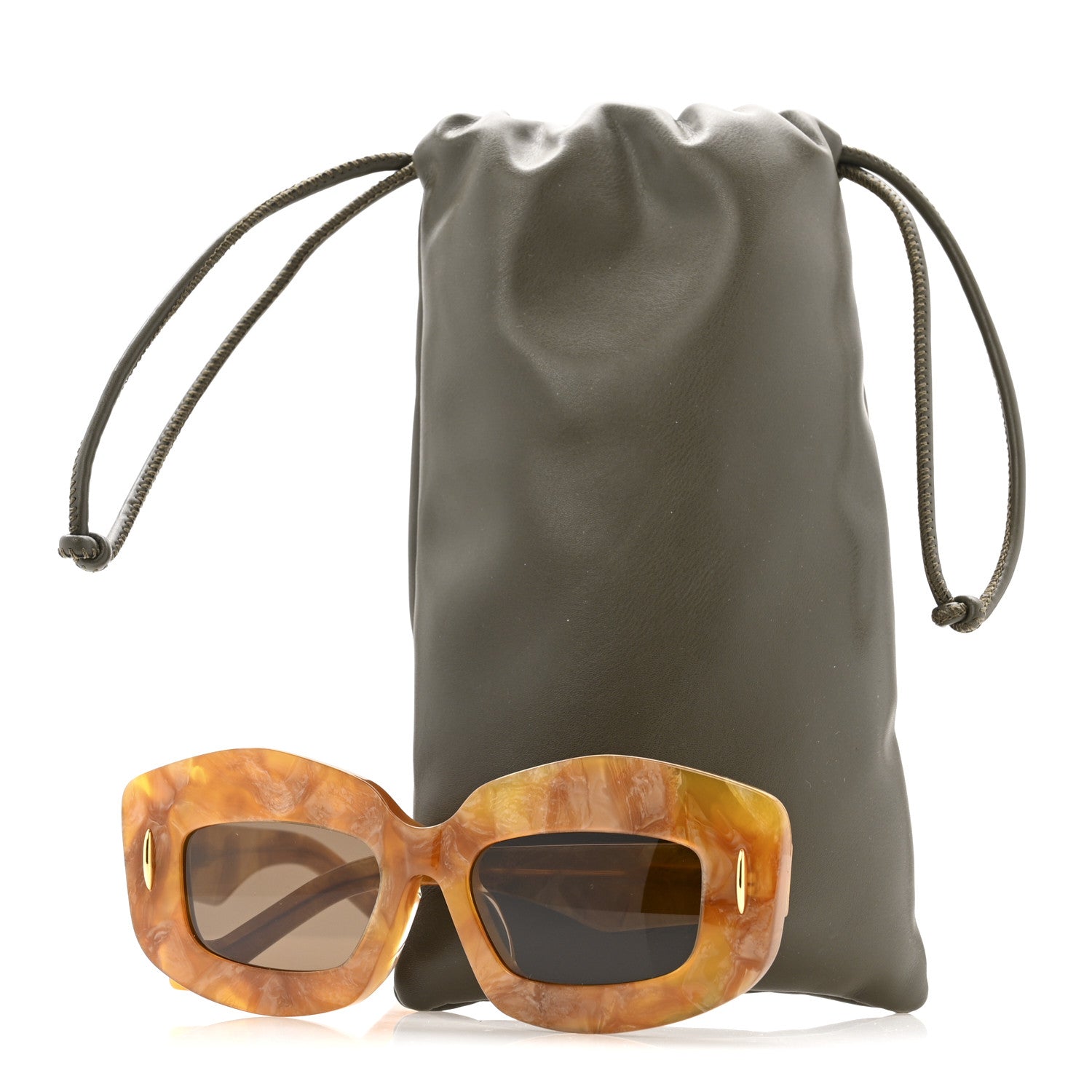 Acetate Anagram Cat Eye Sunglasses LW4011F Tortoise