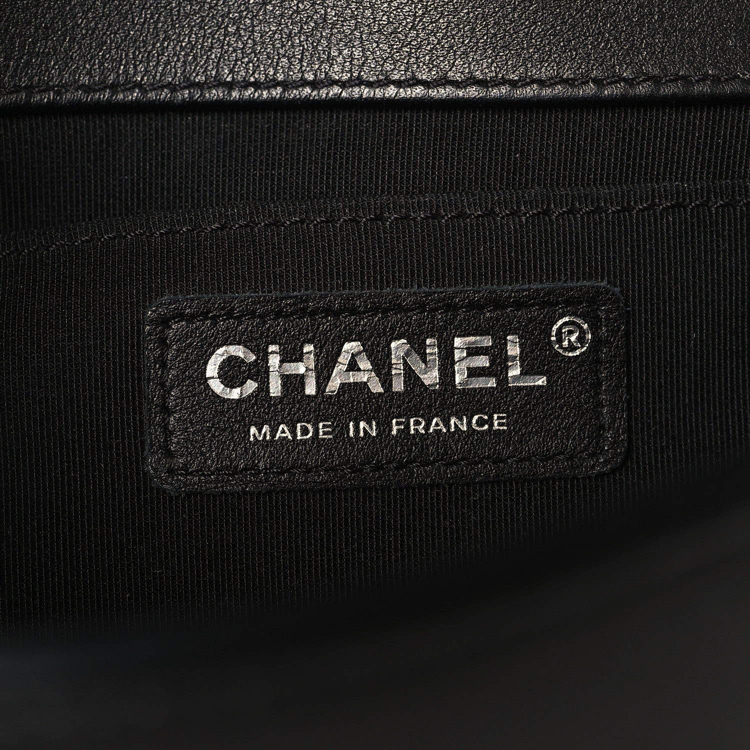 Lambskin Braided Woven Medium Boy Flap Black