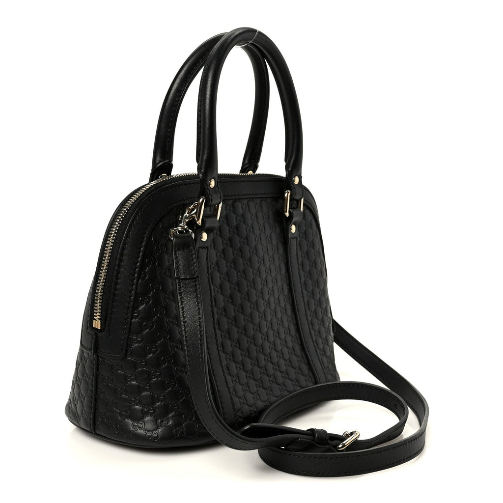 Microguccissima Mini Dome Bag Black