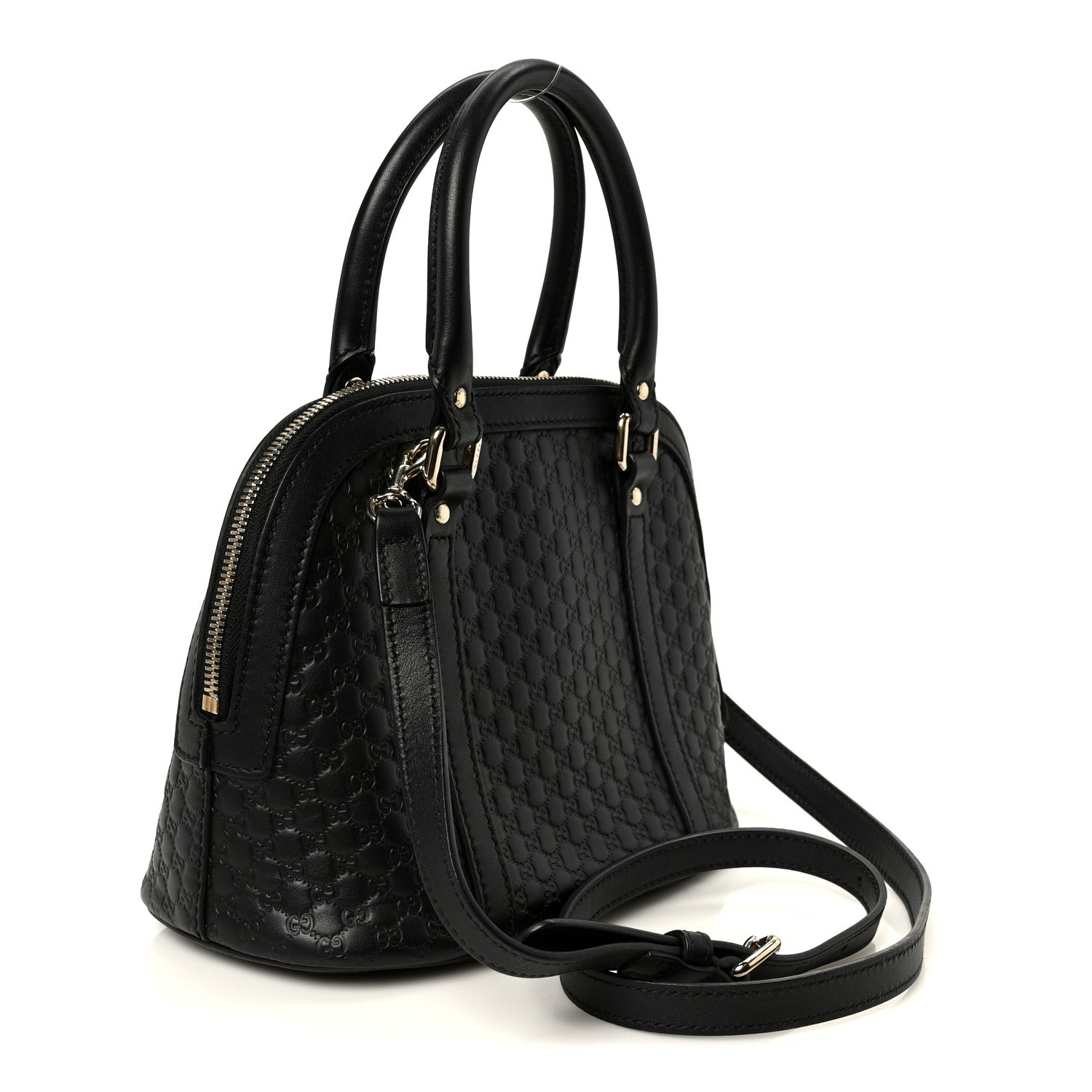 Microguccissima Mini Dome Bag Black