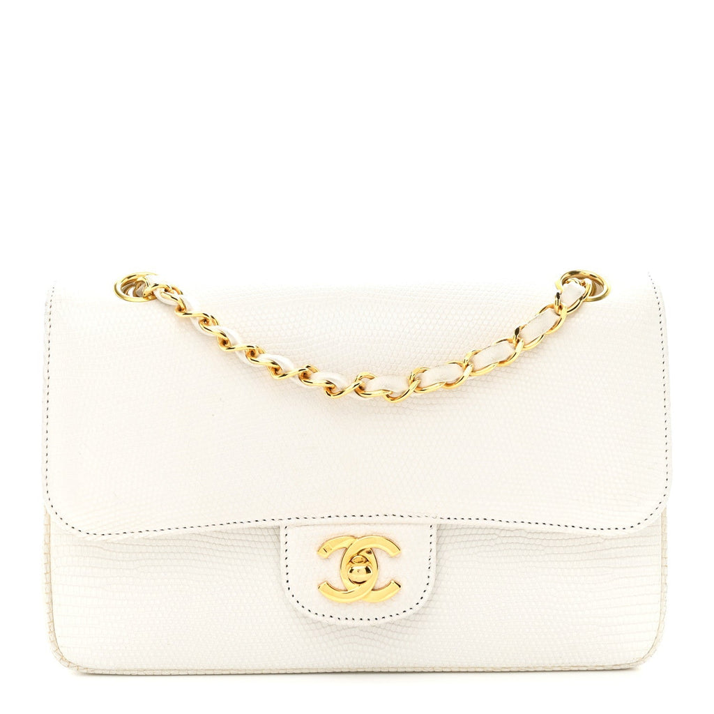 Lizard Small Double Flap White