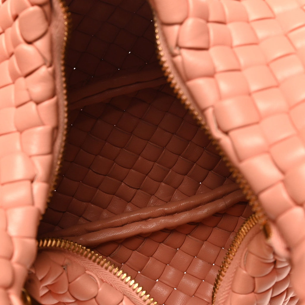 Lambskin Padded Intrecciato Mini Jodie Peachy