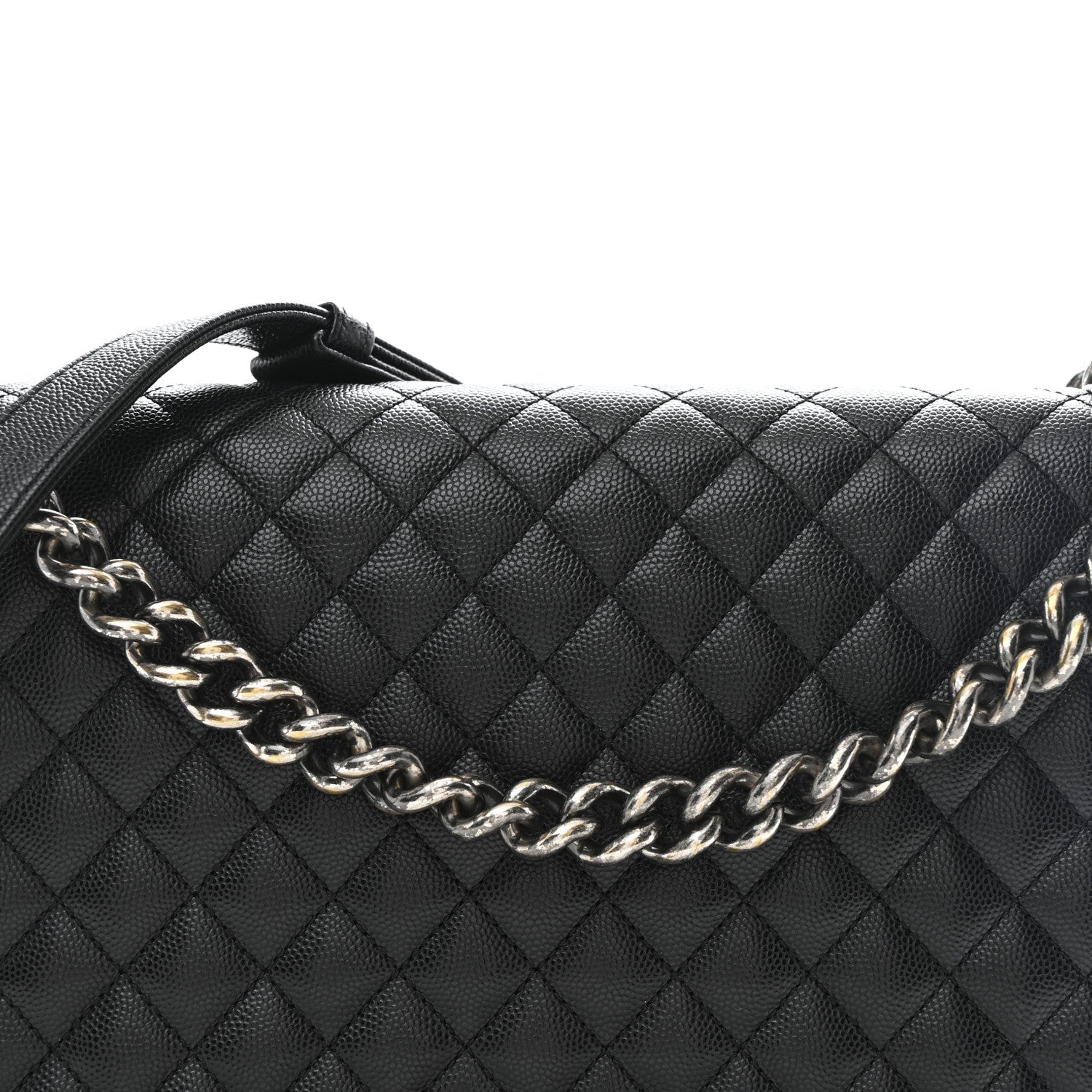 Caviar Quilted New Medium Boy Flap Black