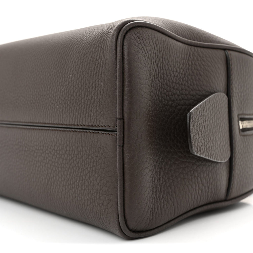 Grained Calfskin EW India Deep Brown
