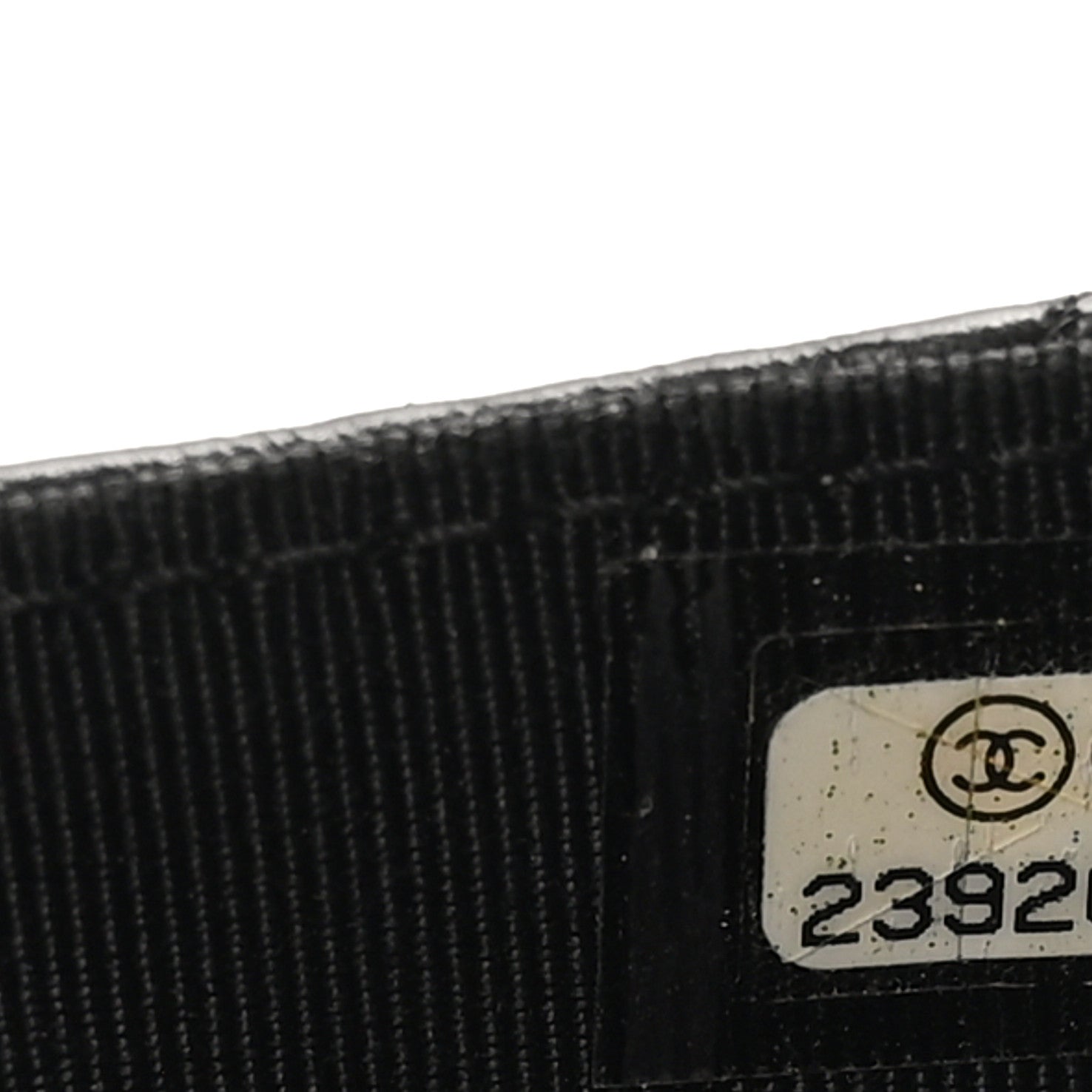 Aged Calfskin Lucky Charms 2.55 Reissue Wallet on Chain WOC Black