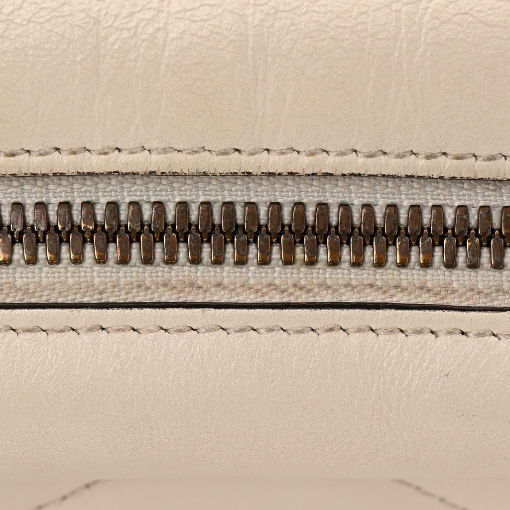 Calfskin Matelasse Small GG Marmont Chain Shoulder Bag White