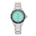 Stainless Steel Diamond 36mm Aquaracer 300M Automatic Watch Green WBP231K