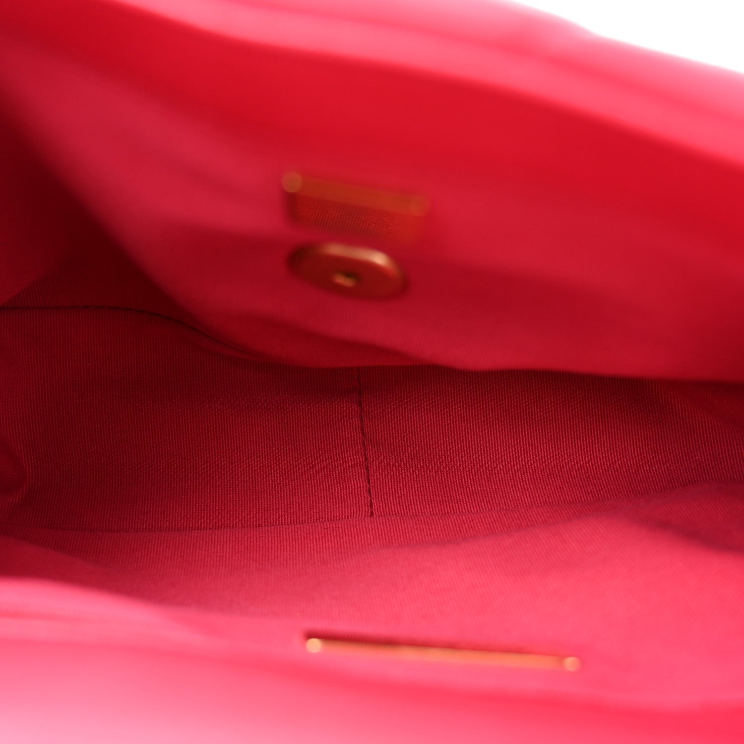 Lambskin Quilted Medium Chanel 19 Flap Dark Pink