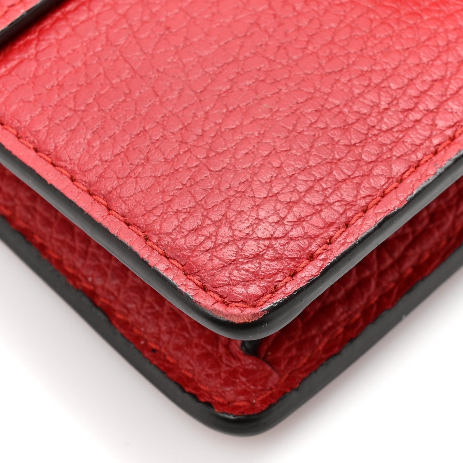 Calfskin Super Mini Dionysus Shoulder Bag Hibiscus Red