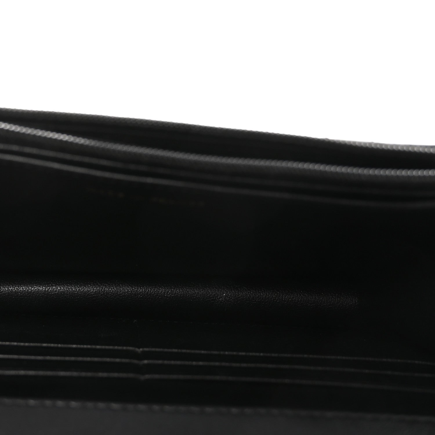 Lambskin Quilted Preppy Satchel Wallet On Chain WOC Black