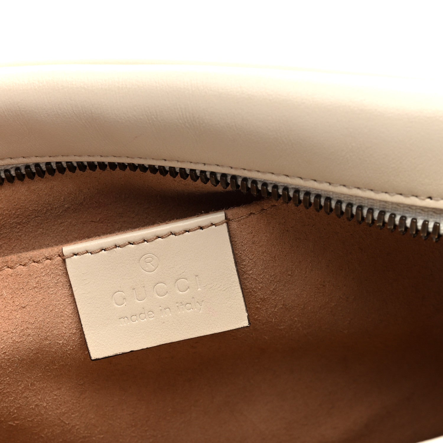 Calfskin Matelasse Small GG Marmont Chain Shoulder Bag White