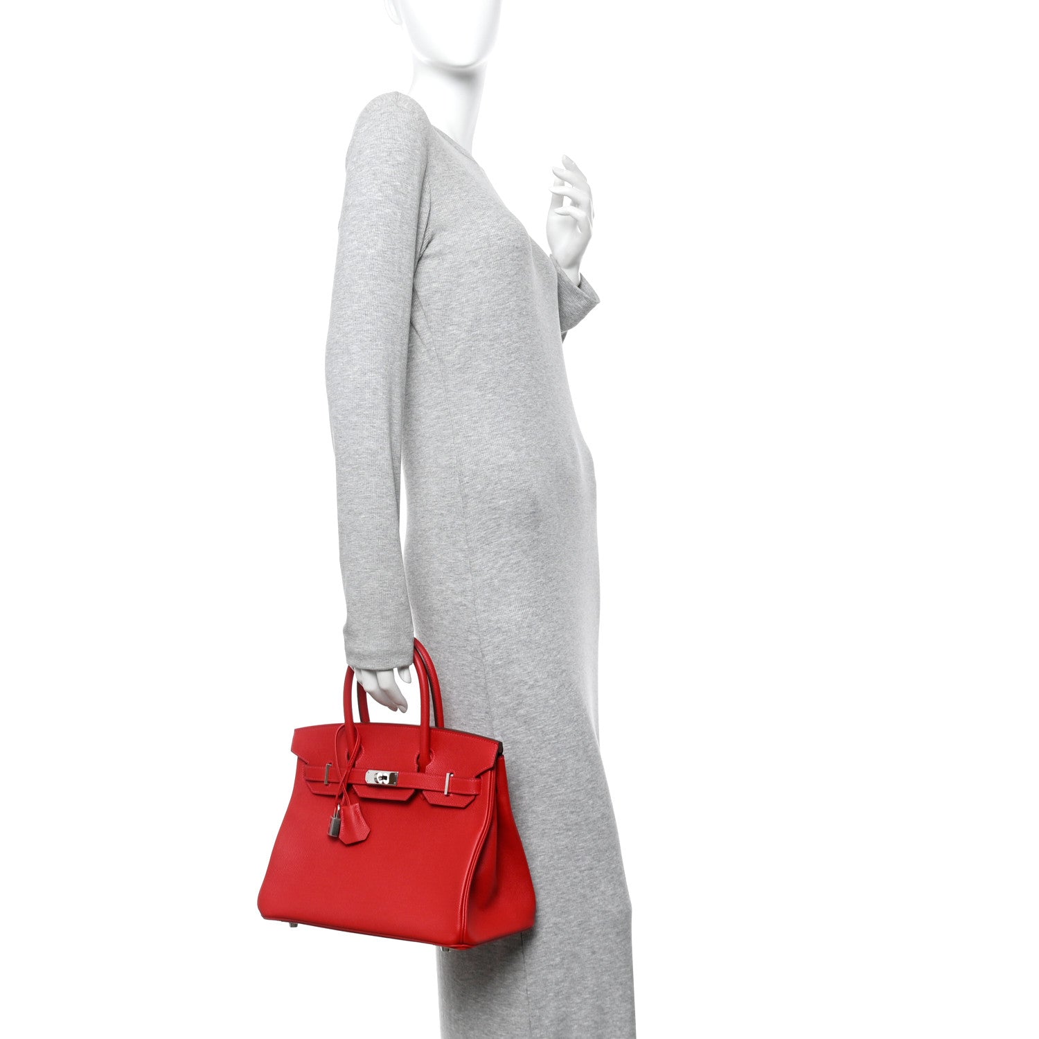 Epsom BIRKIN 30 Rouge Casaque