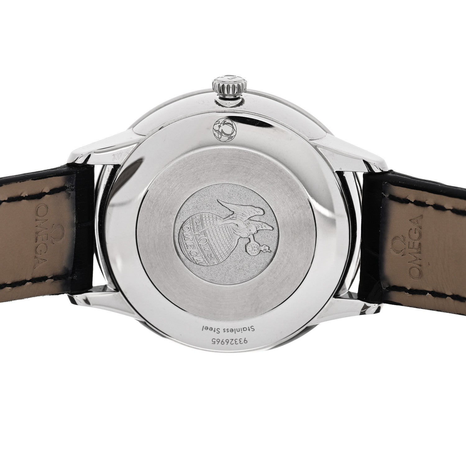 Stainless Steel Alligator 30mm De Ville Prestige Quartz Watch Silver 434.10.30.60.06.001