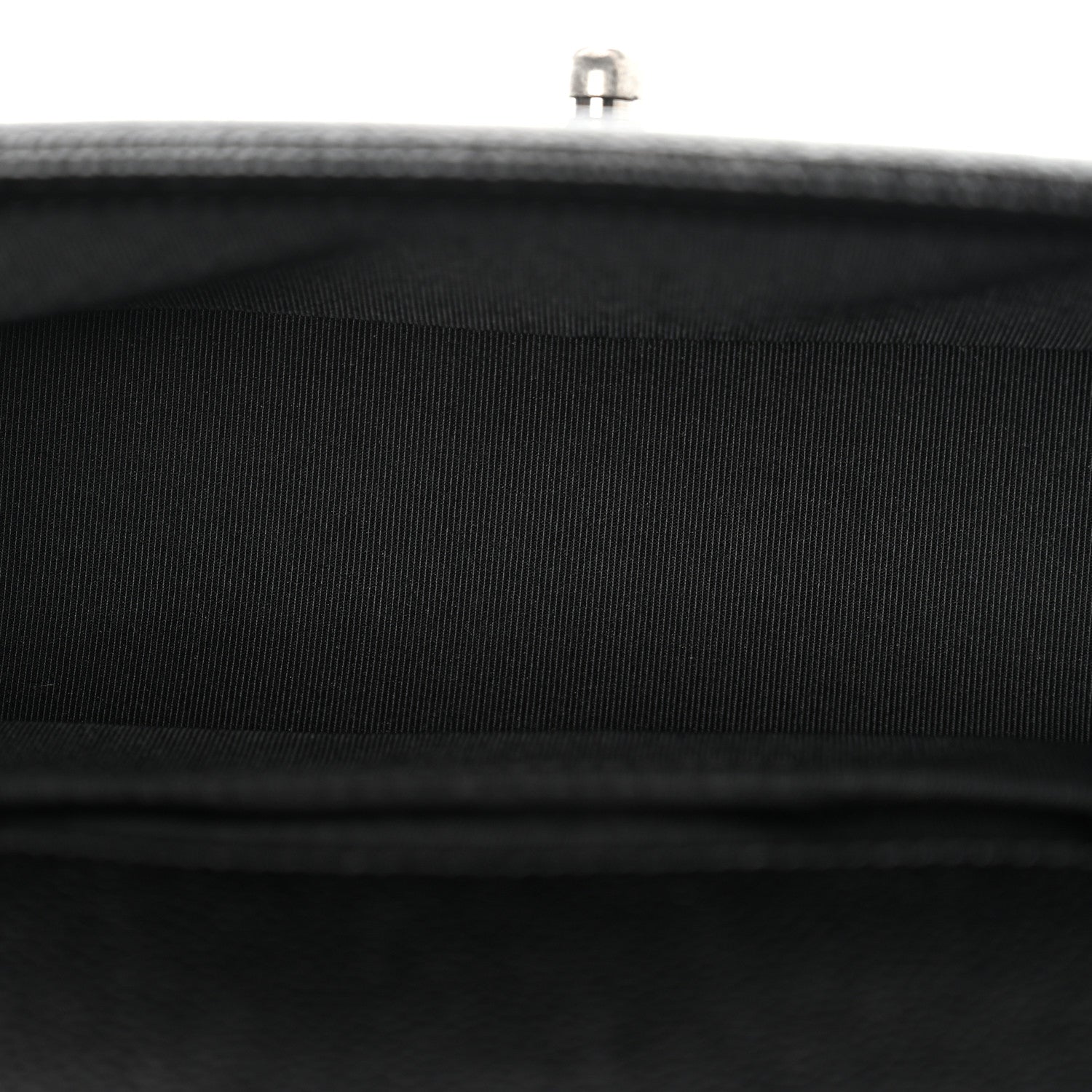 Caviar Quilted Small Boy Flap Black
