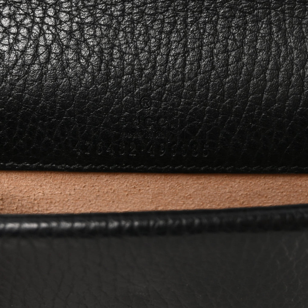 Calfskin Super Mini Dionysus Shoulder Bag Black