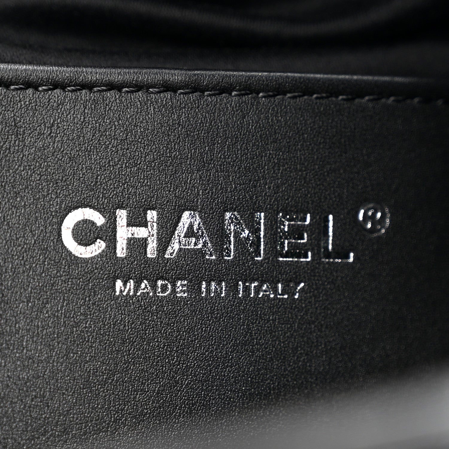 Shiny Crumpled Calfskin Quilted Small Chanel 25 Handbag Black