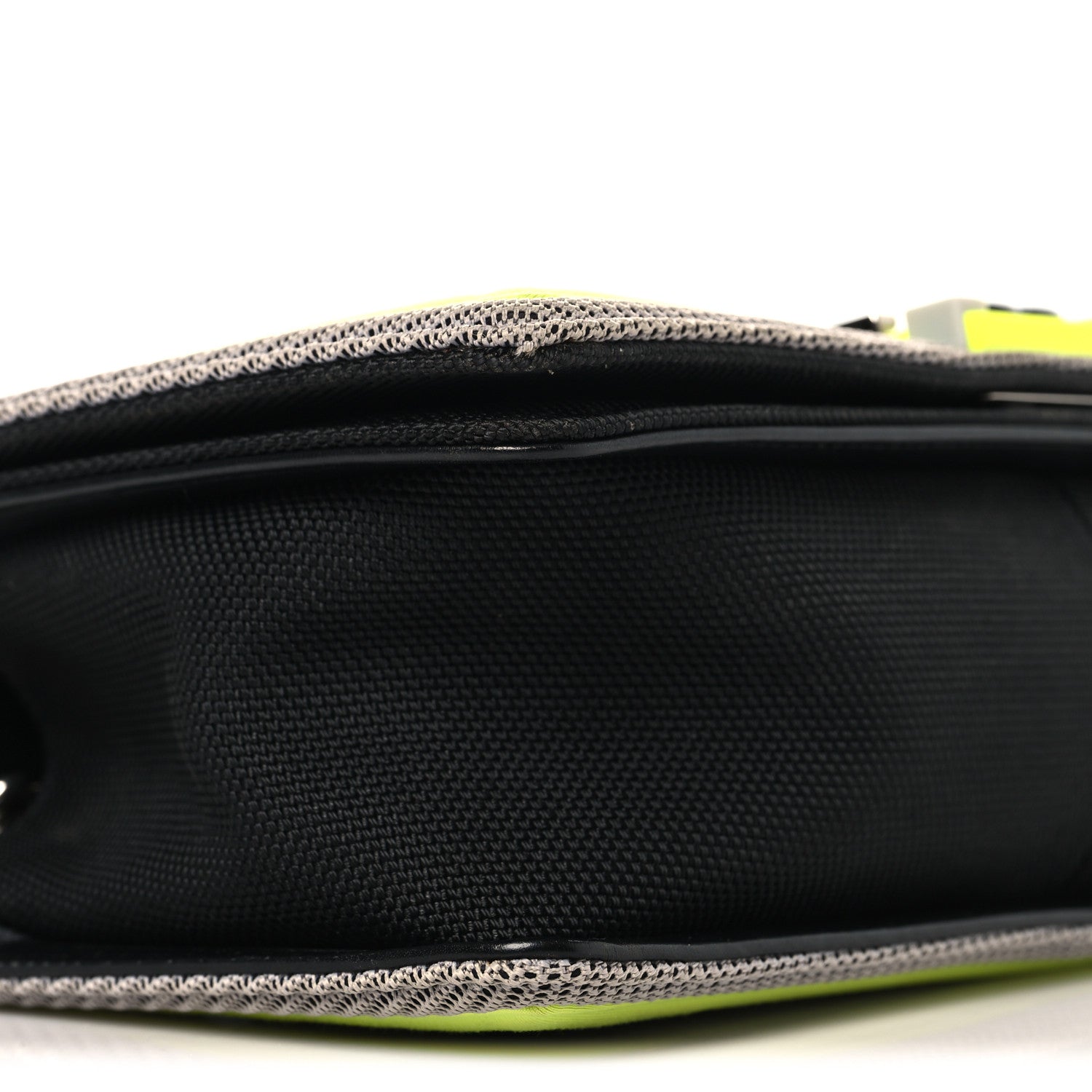 Canvas Quilted Medium Fluo Boy Flap Black Grey Yellow
