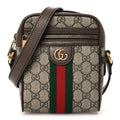 GG Supreme Monogram Web Mini Ophidia Messenger Brown
