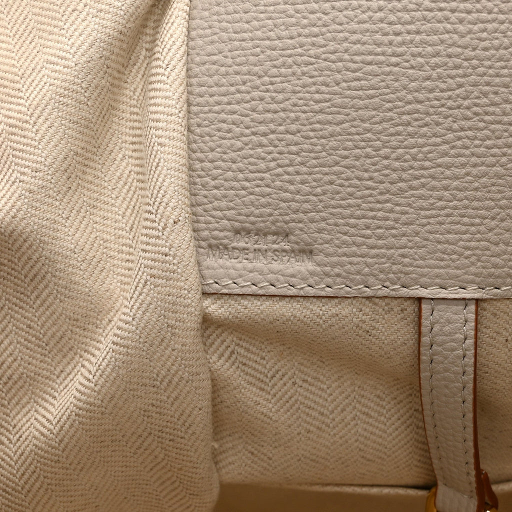 Grained Calfskin Small Hammock Shoulder Bag Light Ghost