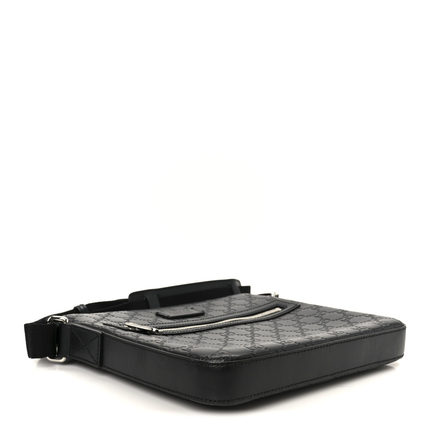 Guccissima Signature Small Messenger Bag Black