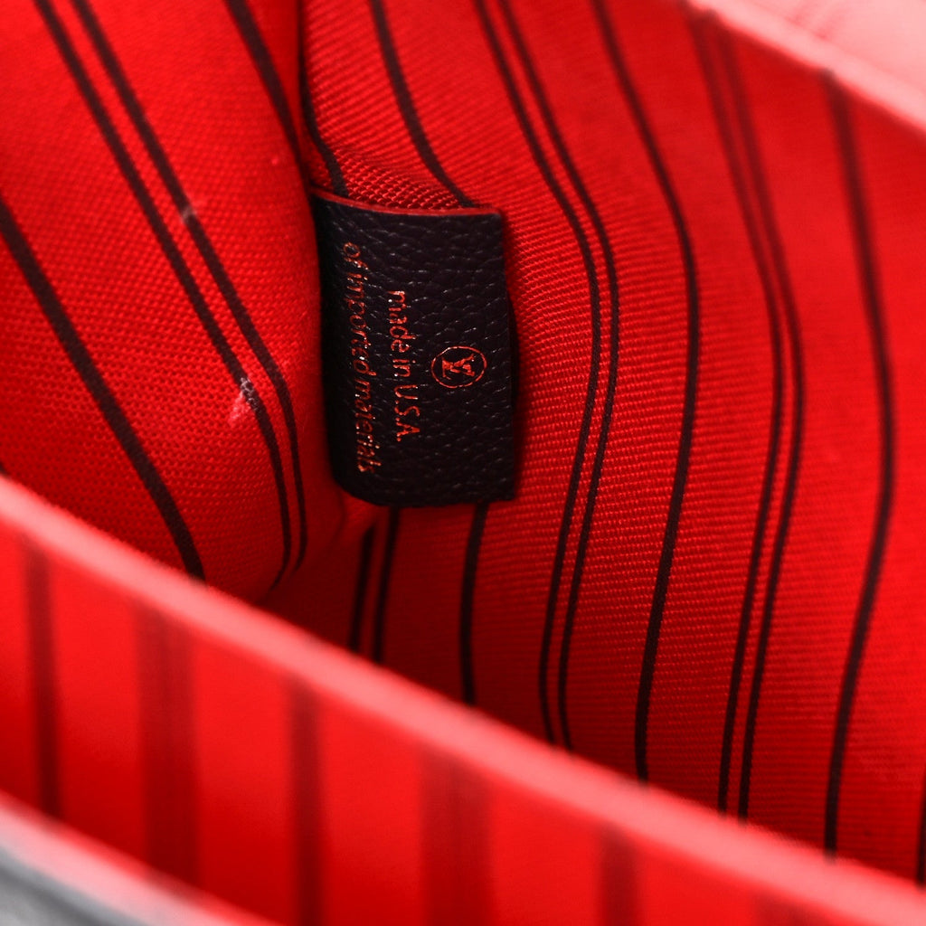 Empreinte Pochette Metis Marine Rouge