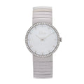 Stainless Steel Diamond Bezel Mother of Pearl 33mm La D De Dior Quartz Watch
