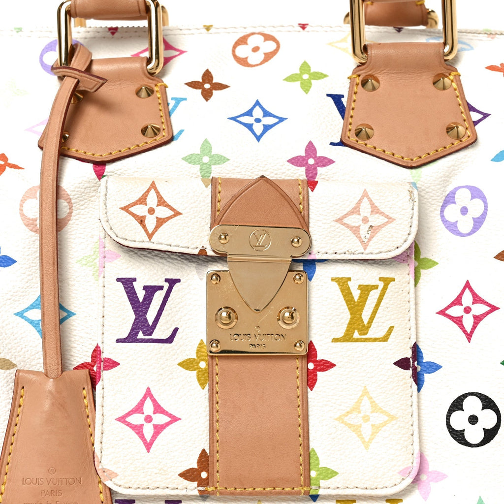 Monogram Multicolor Speedy 30 White
