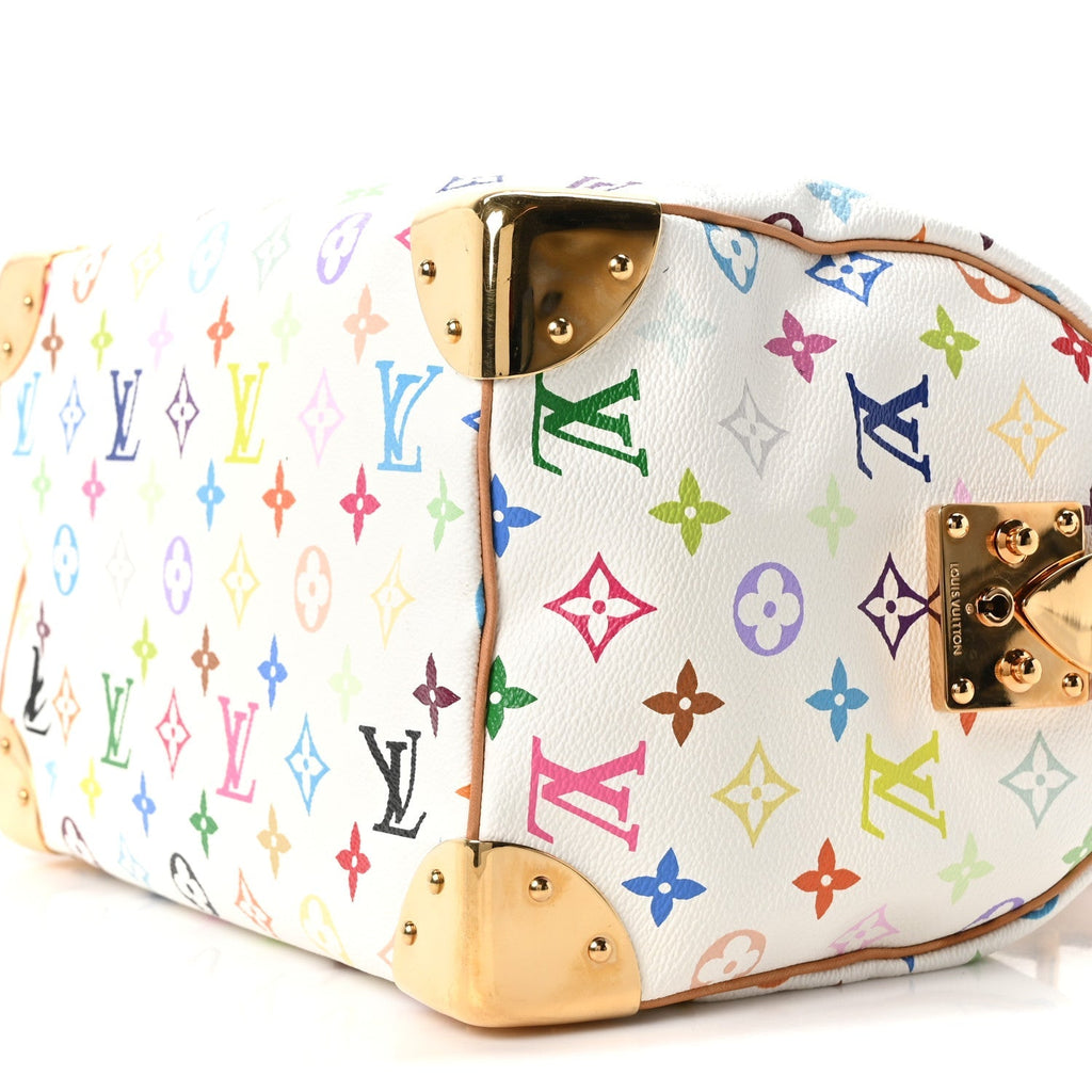 Monogram Multicolor Speedy 30 White