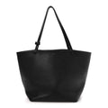Grained Calfskin Park Tote Three Black