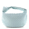 Nappa Intrecciato Teen Jodie Hobo Teal Washed