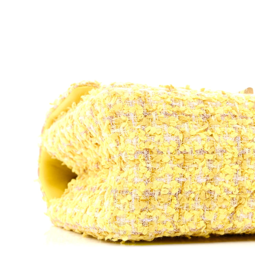 Tweed Quilted 2.55 Reissue Mini Flap Yellow