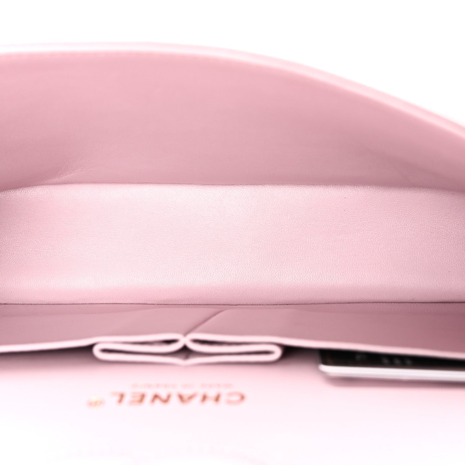 Caviar Quilted Medium Double Flap Light Pink