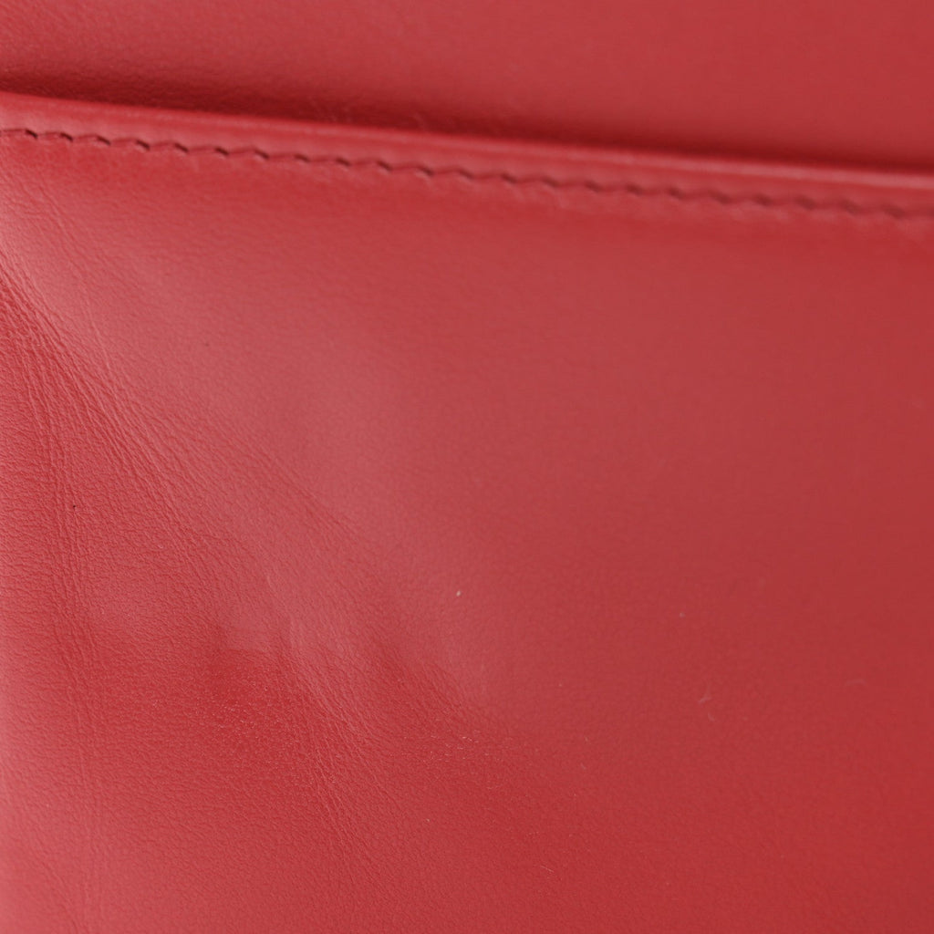Caviar Quilted Boy Wallet On Chain WOC Red
