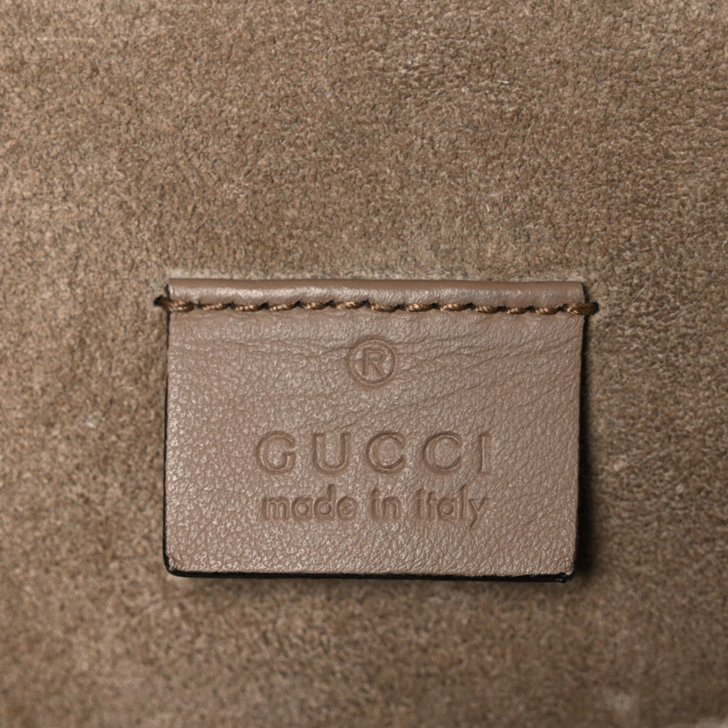 GG Supreme Monogram Medium Dionysus Shoulder Bag Taupe