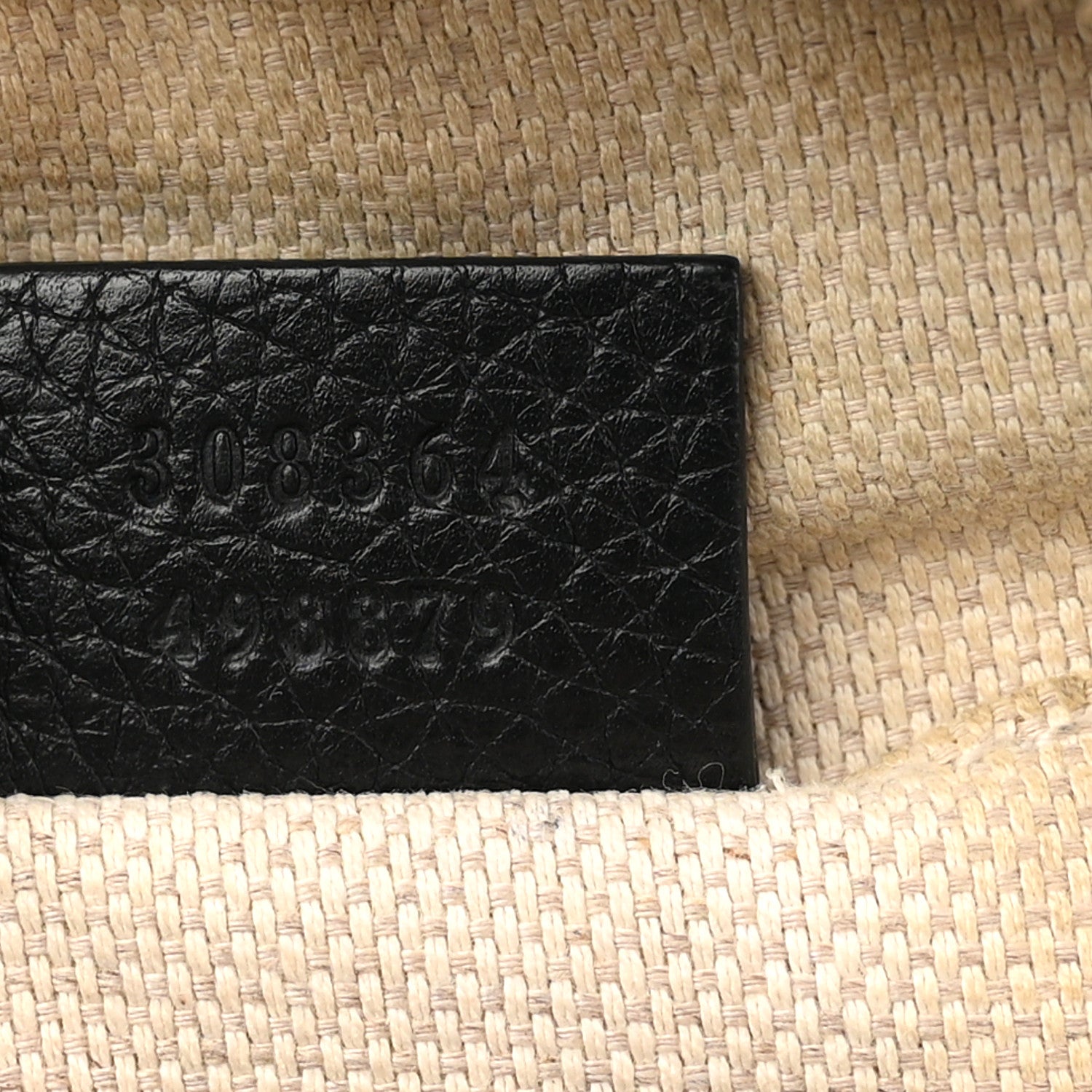 Pebbled Calfskin Small Soho Disco Bag Black