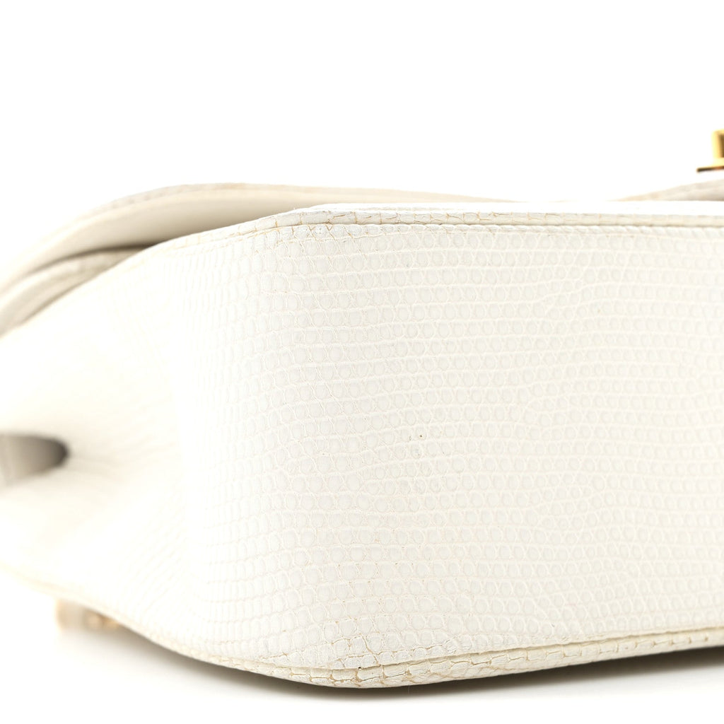 Lizard Small Double Flap White