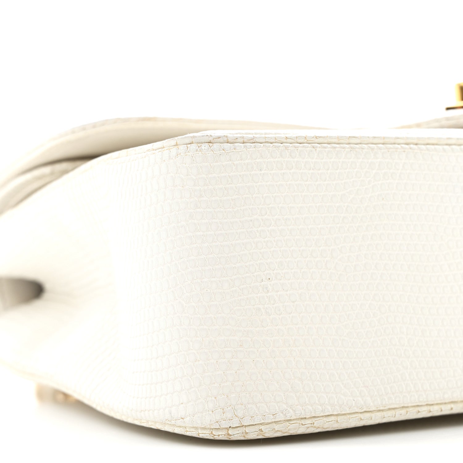 Lizard Small Double Flap White