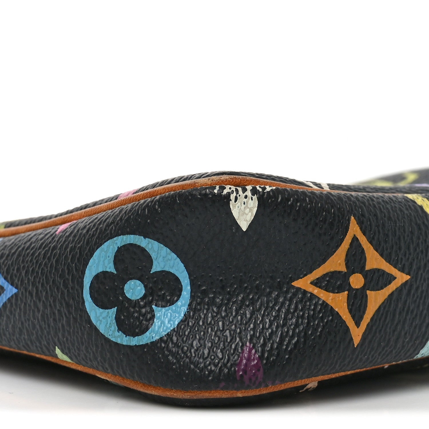 Monogram Multicolor Pochette Accessories Black