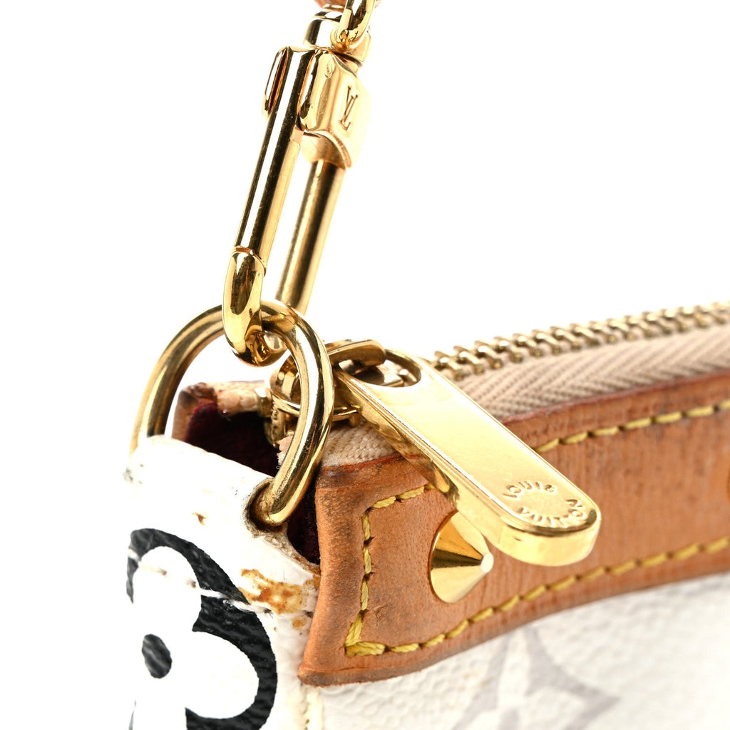 Monogram Multicolor Pochette Accessories White