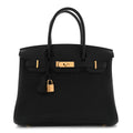 Togo Swift Canvas 3 in 1 Birkin 30 Black