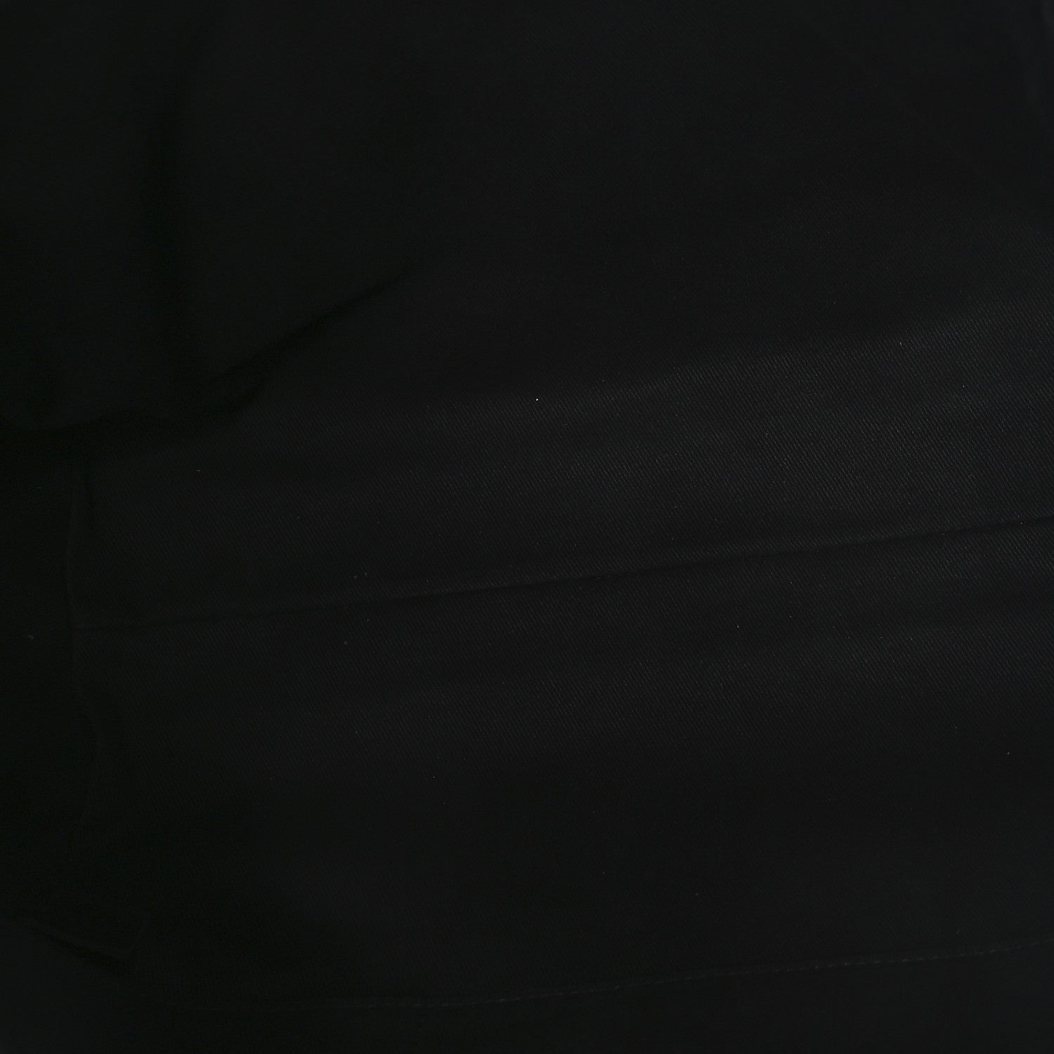 Mixed Fibers Calfskin Small Deauville Tote Black