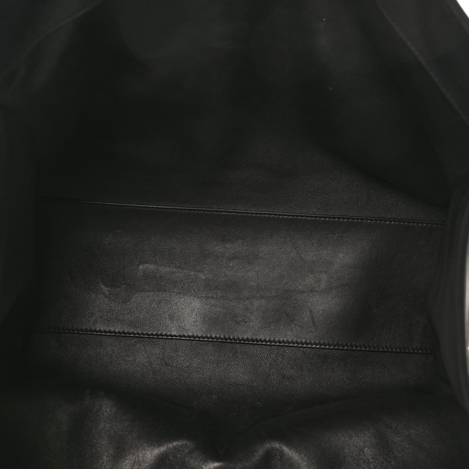 Polished Saddle Calfskin Alexia Bag Black
