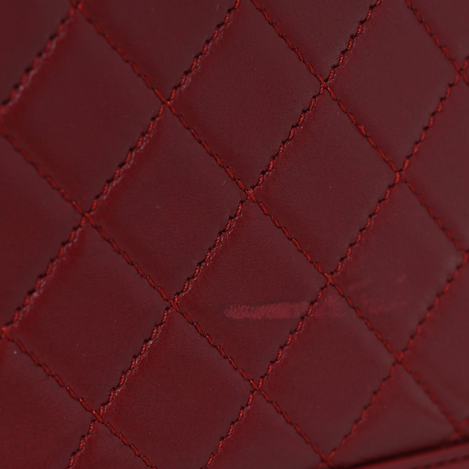 Lambskin Quilted New Medium Boy Flap Red