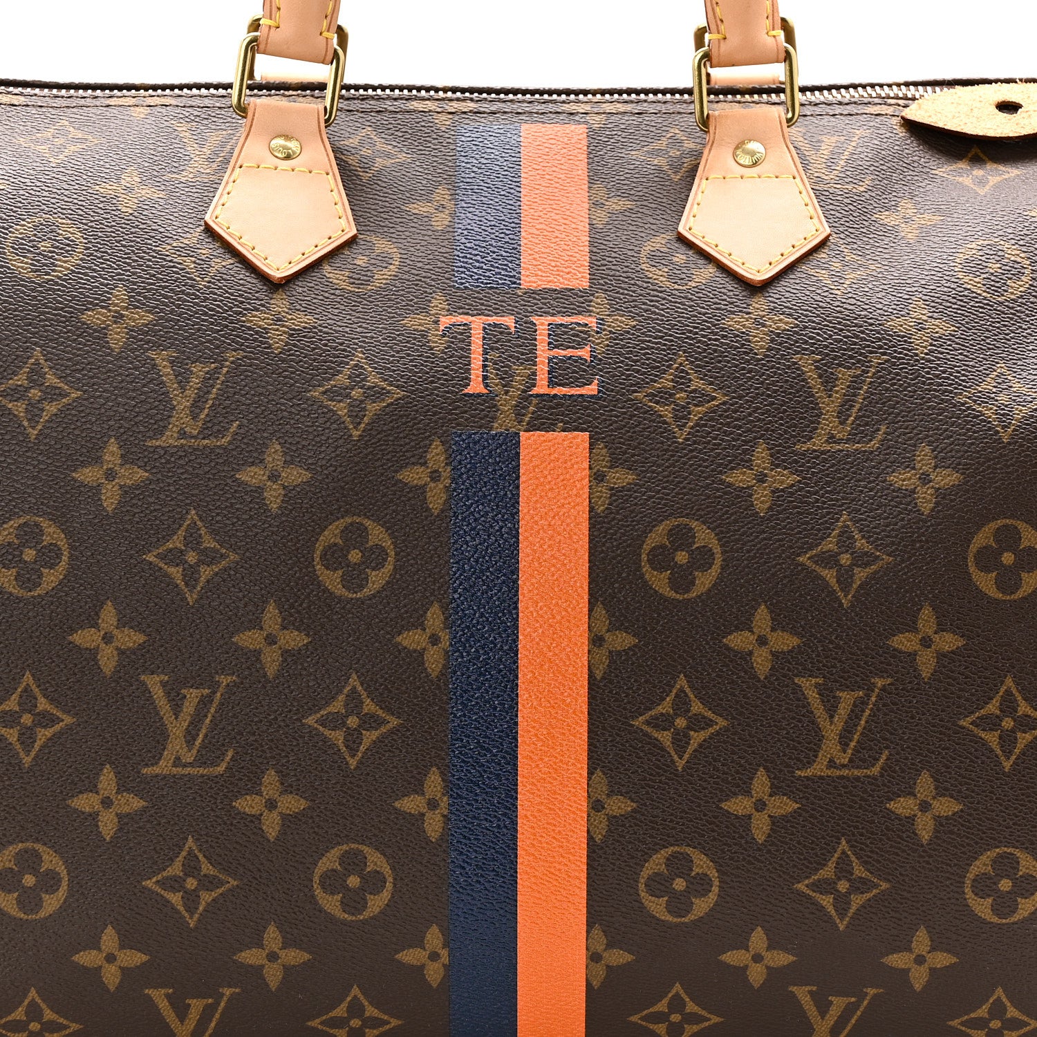 Monogram My LV Heritage Speedy 40 Orange Navy